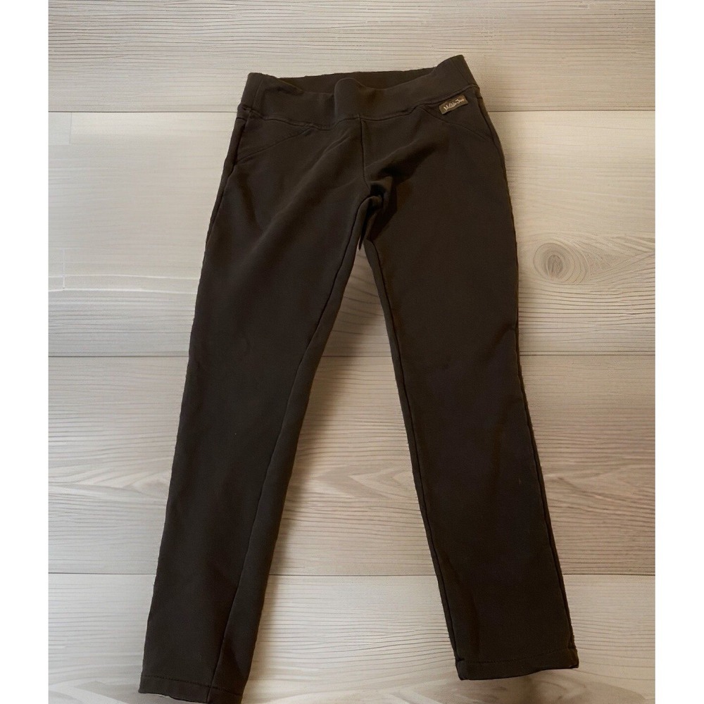 Matilda Jane Ankle Leggings Stretch Pants XS Brown Knit Paint by Number